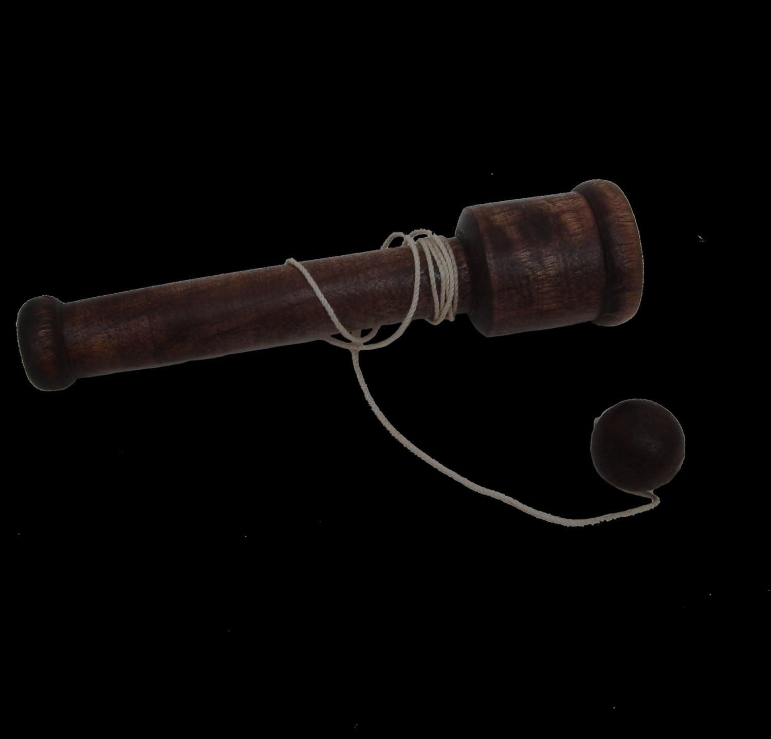 MB Treasure Gurus Primitive Folk Cup and Ball Toy Balero Game New Kendama