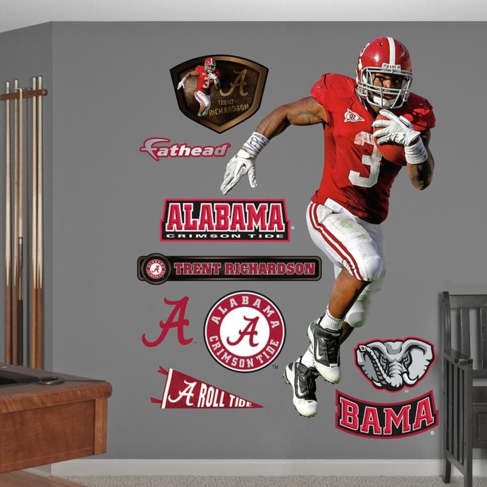 Fathead NCAA Alabama Crimson Tide Trent Richardson Alabama