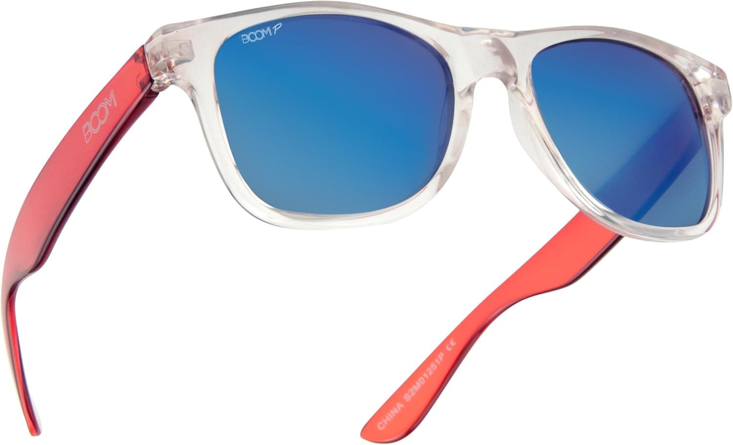 BOOM Spectrum Polarized Sunglasses by Dimensional Optics - FIRECRACKER