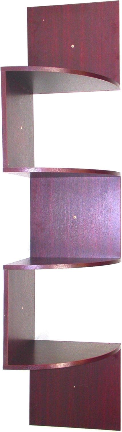 4D Concepts Hanging Corner Storage, Cherry