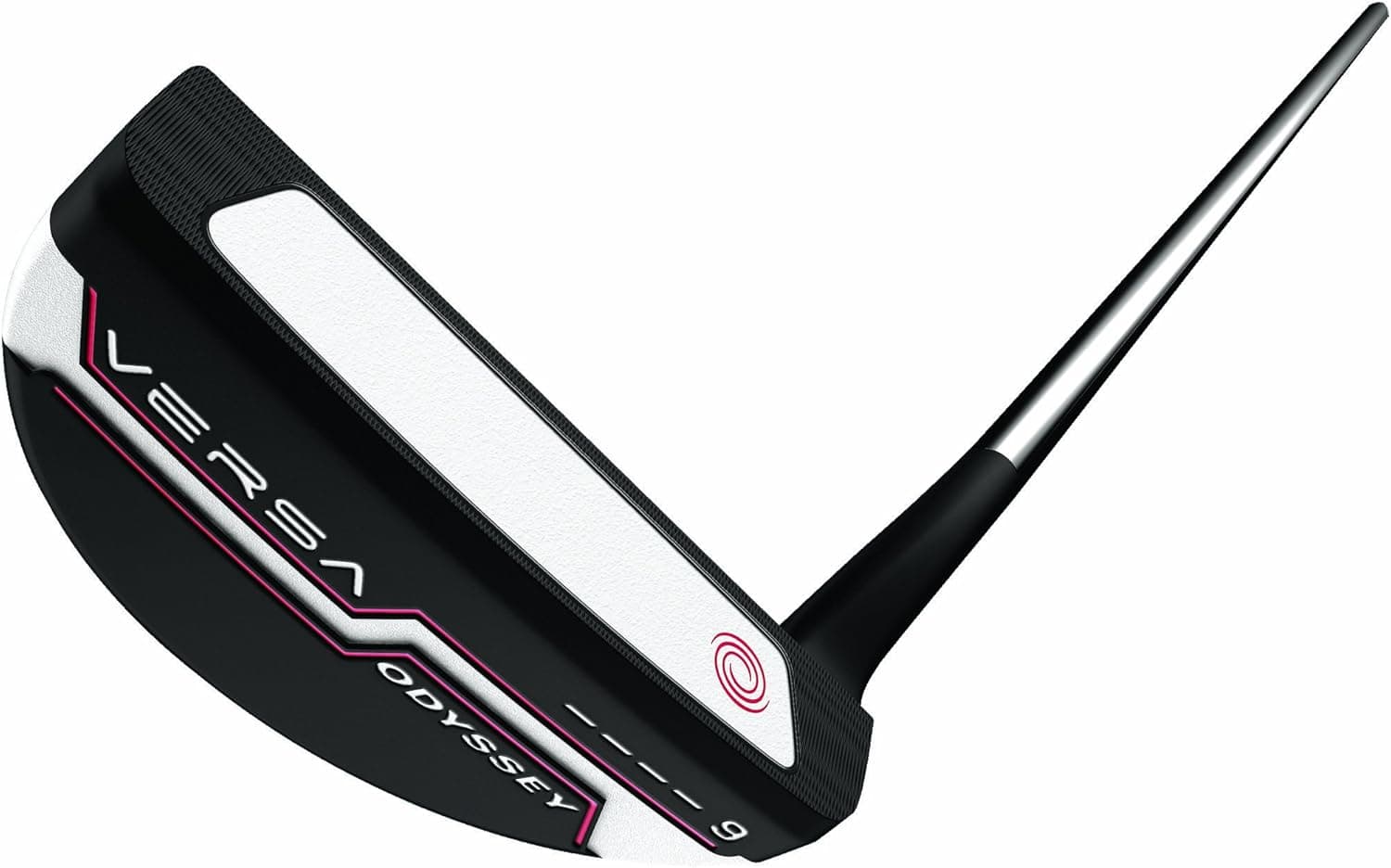 Odyssey Men's Versa 9 White Hot Insert Black/White/Black Putter, Right, 34-Inch