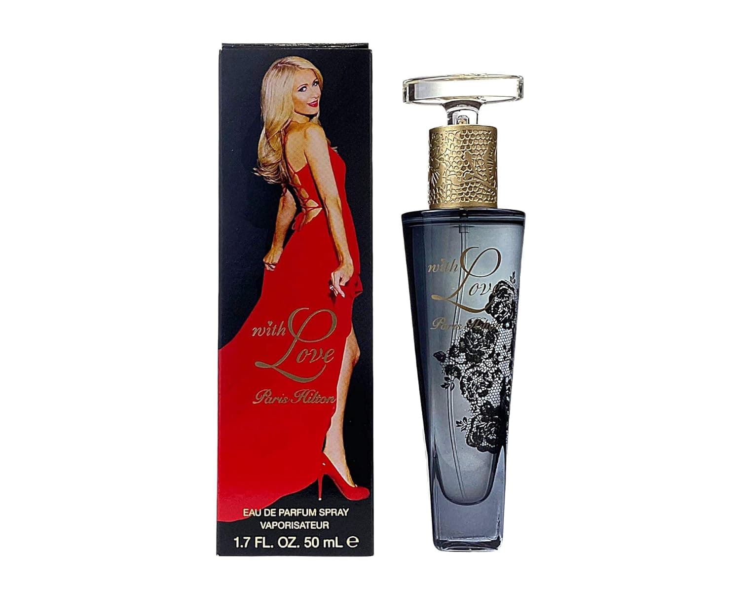 Paris Hilton with Love for Women Eau de Parfum Spray, 1.7 Ounce