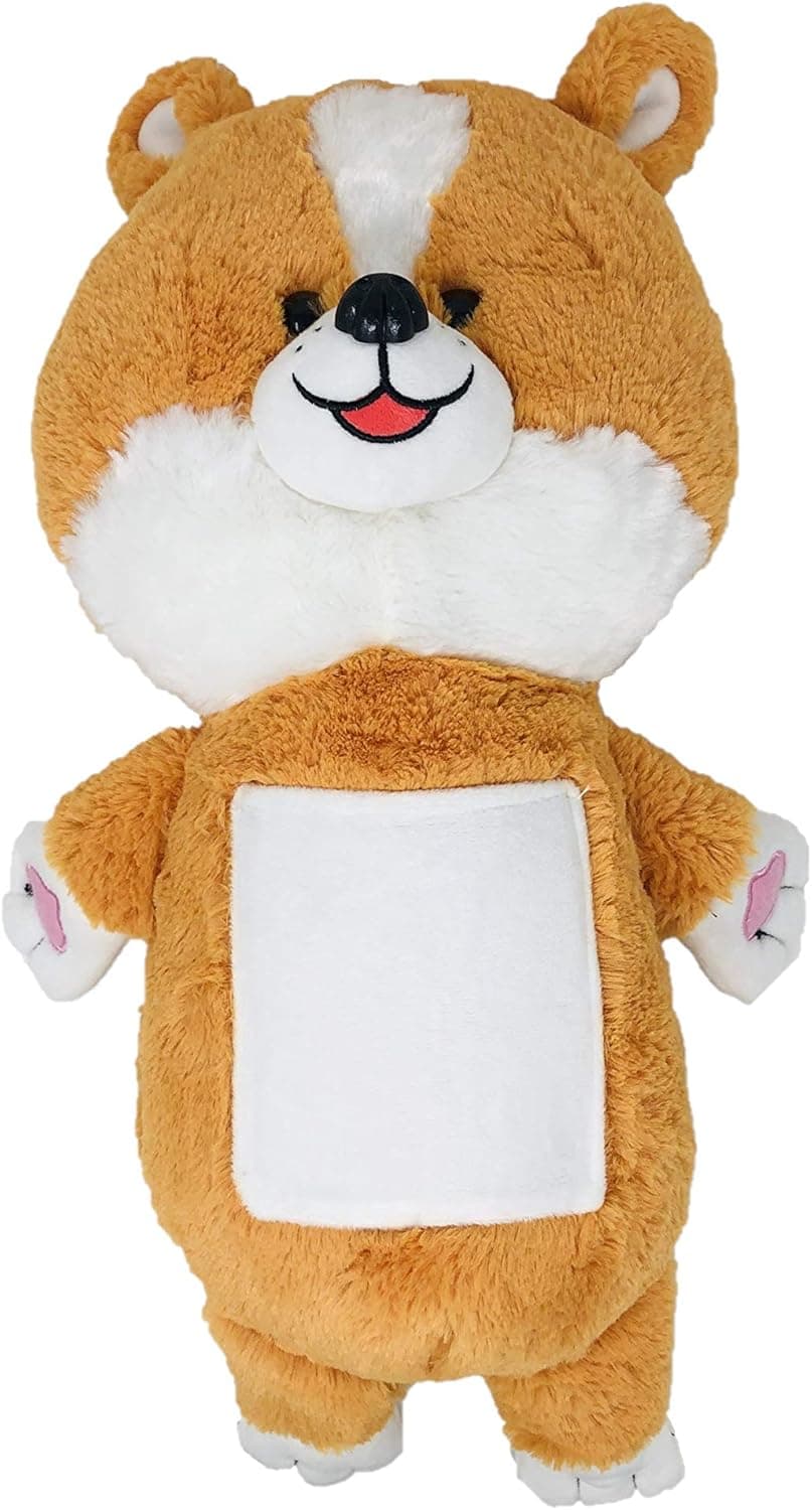 Mindscope Belt Buddies Kids Seat Belt Cover Plush Nap Time Pillow (Corgi Dog)