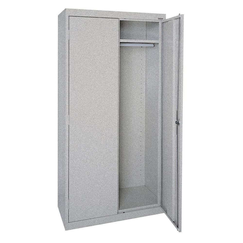 Sandusky Lee EAWR362472-MG Elite Series Wardrobe Storage Cabinet, 36" Width x 24" Length x 72" Height, Multi Granite