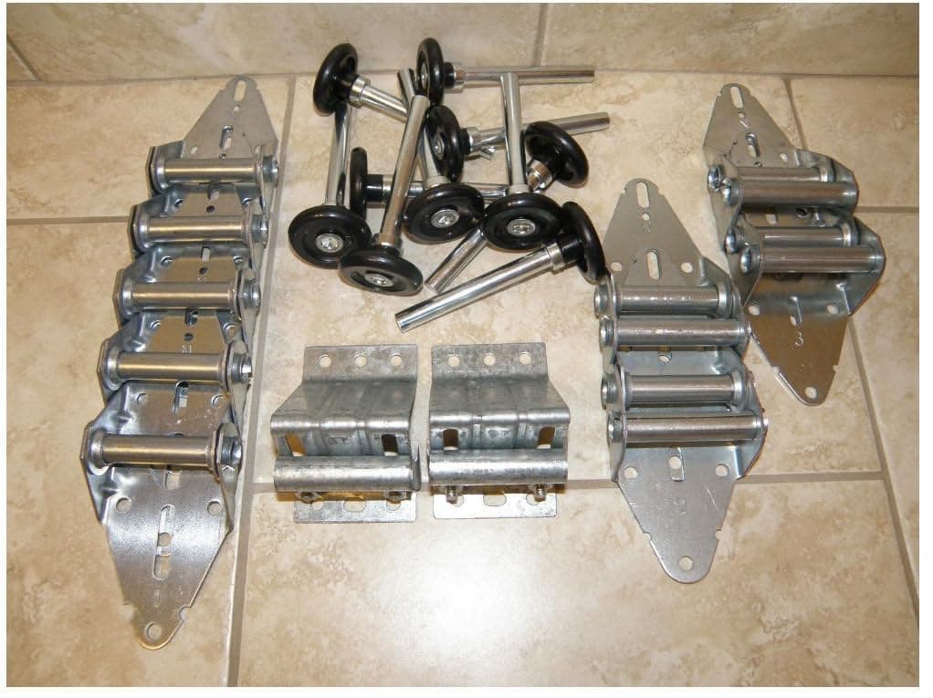 Quiet Kit: Garage Door Hinge & Roller Tune Up Kit for 8x7 or 9x7 w/nylon rollers
