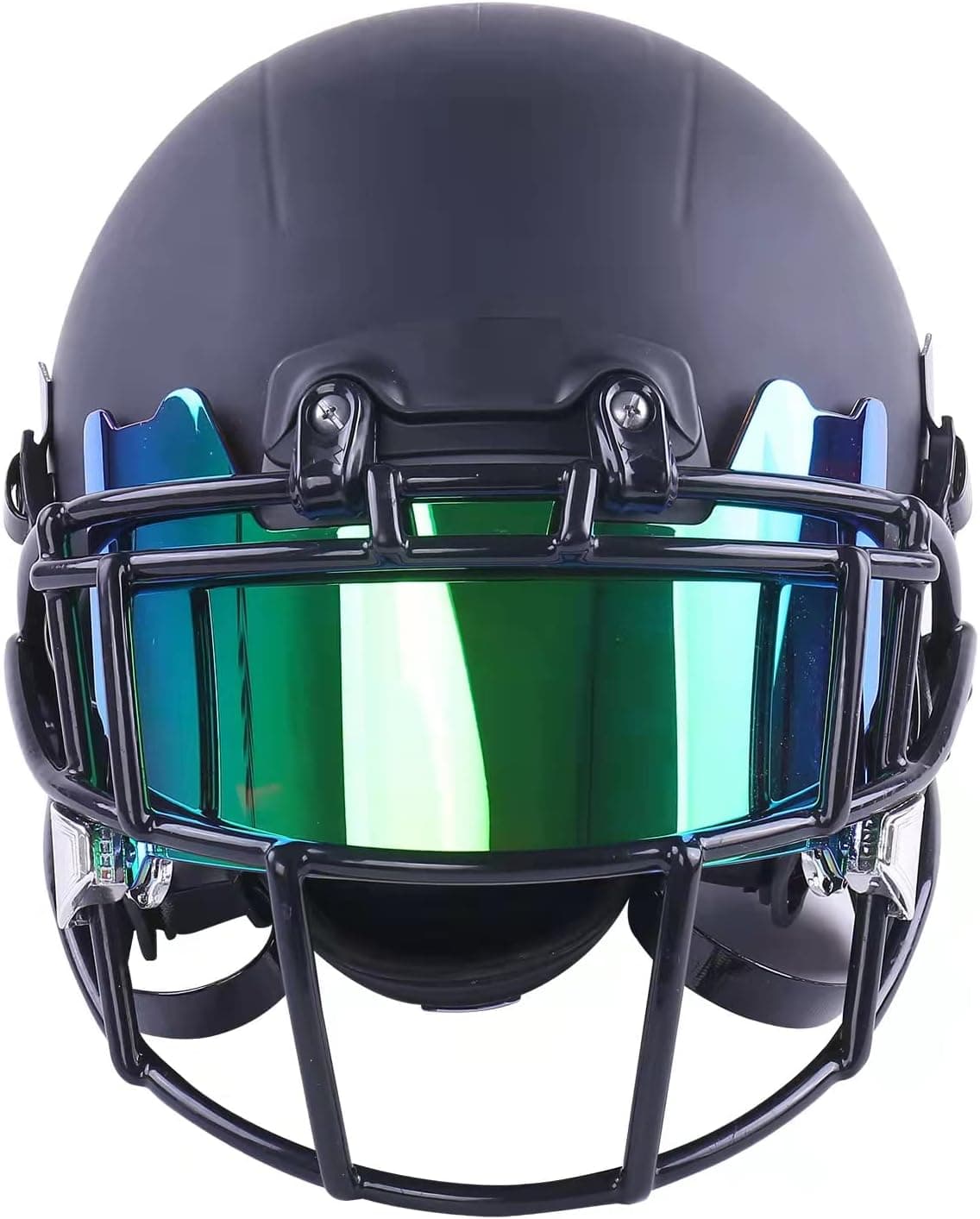 Football Sun Visor, Professional Football Helmet Sun Visor, Shield Suitable for Youth Football Helmet and Adult Football Helmet, Including Sun Visor Clip, ice Hockey Goggles (Helmet is NOT Included)