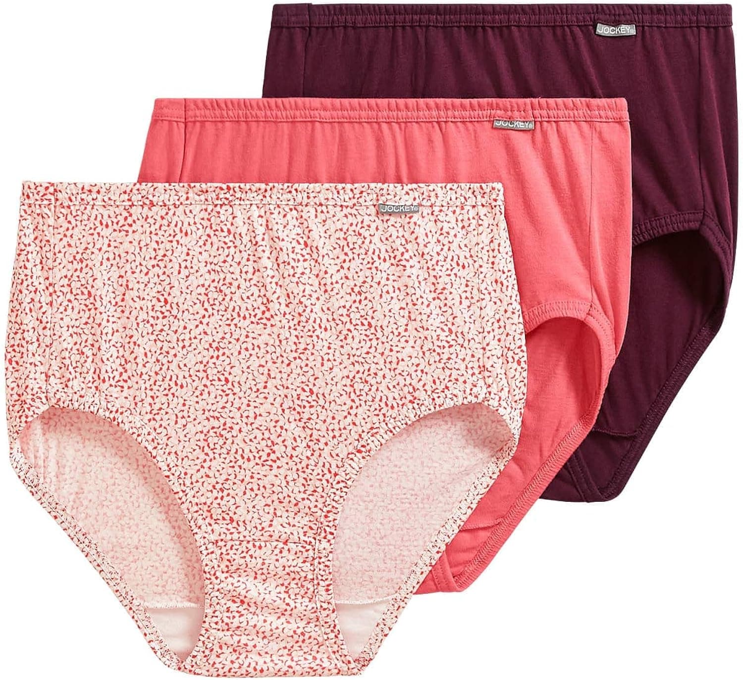 Jockey Women's Underwear Elance Brief - 3 Pack
