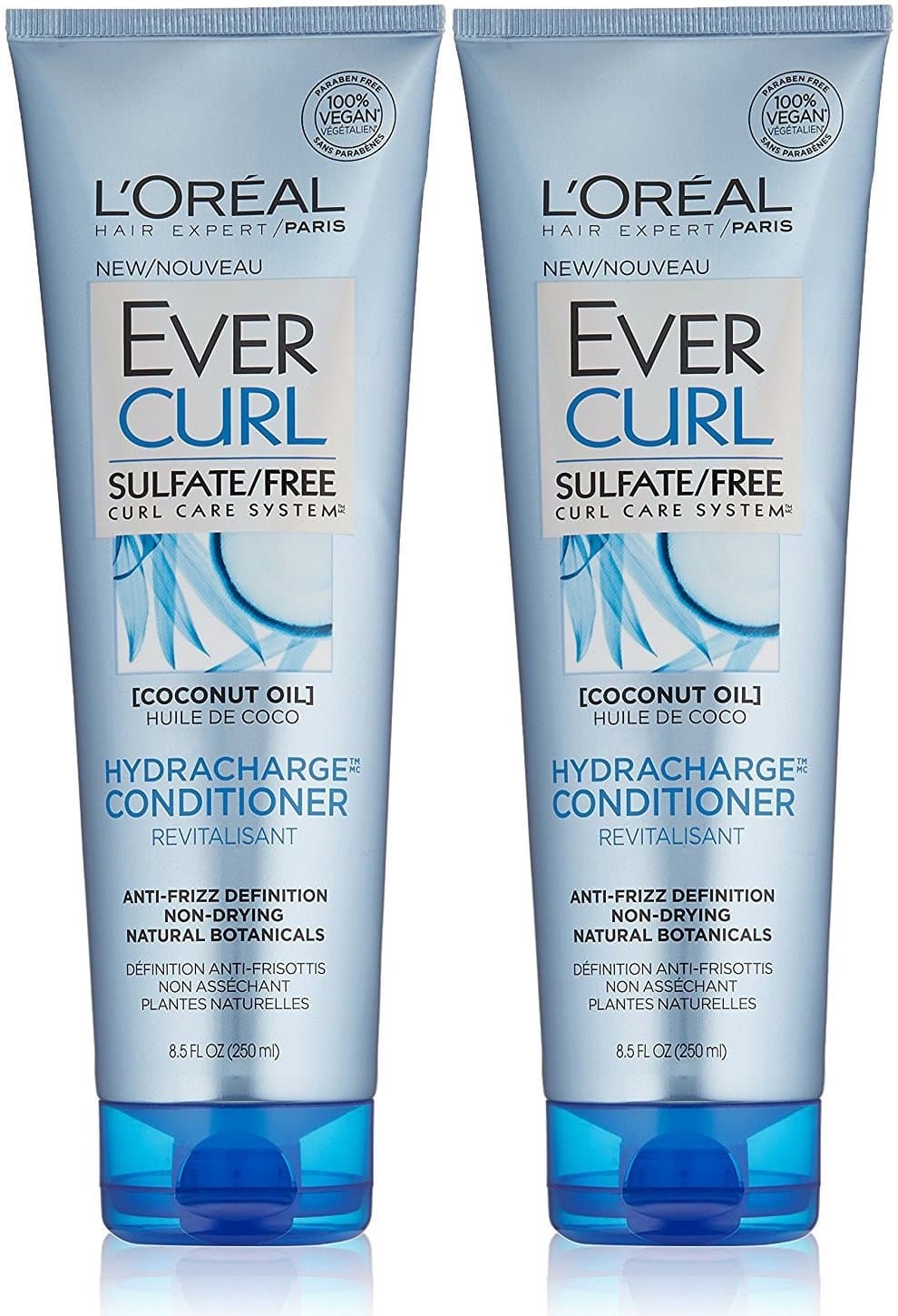 L'Or?al Paris EverCurl Hydracharge Conditioner Sulfate Free, 8.5 Fluid Ounce (Pack of 2)