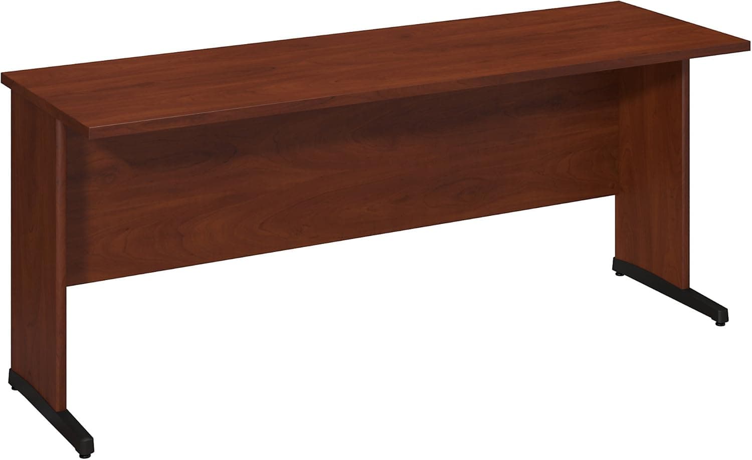Bush Business Furniture Series C Elite 72W x 24D C-Leg Desk in Hansen Cherry