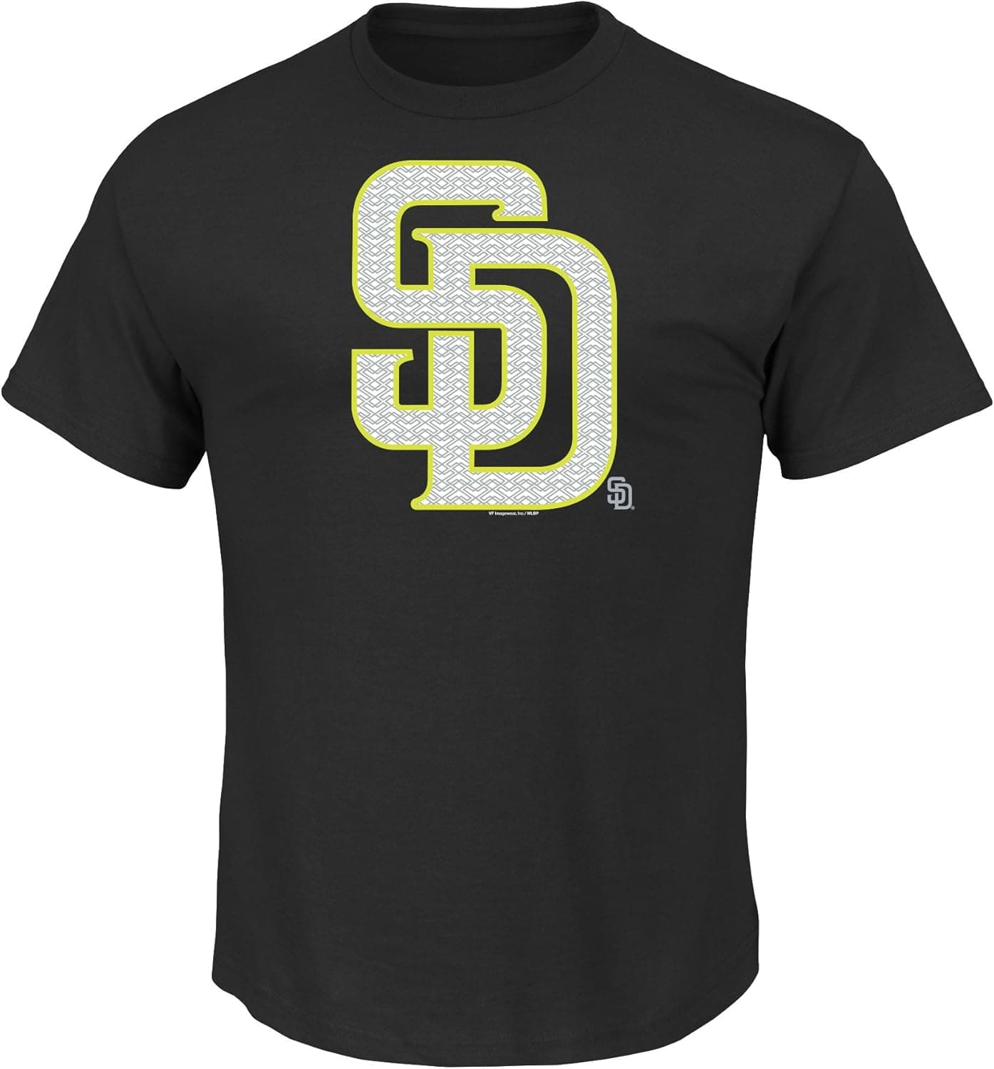 MLB Game Maker Short Sleeve Basic Black Crew Neck Soft Hand Tee