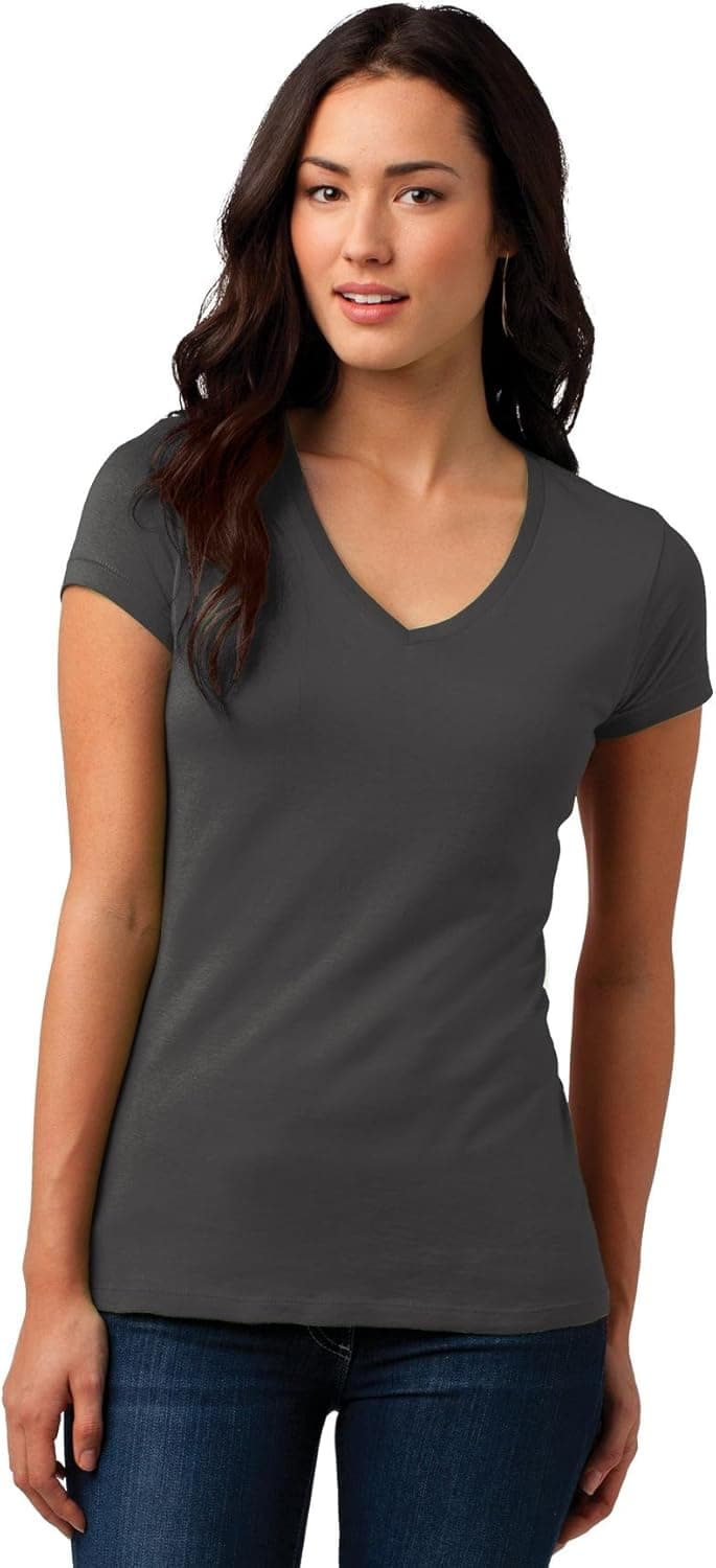 District Women's Vintage Wash V Neck Tee