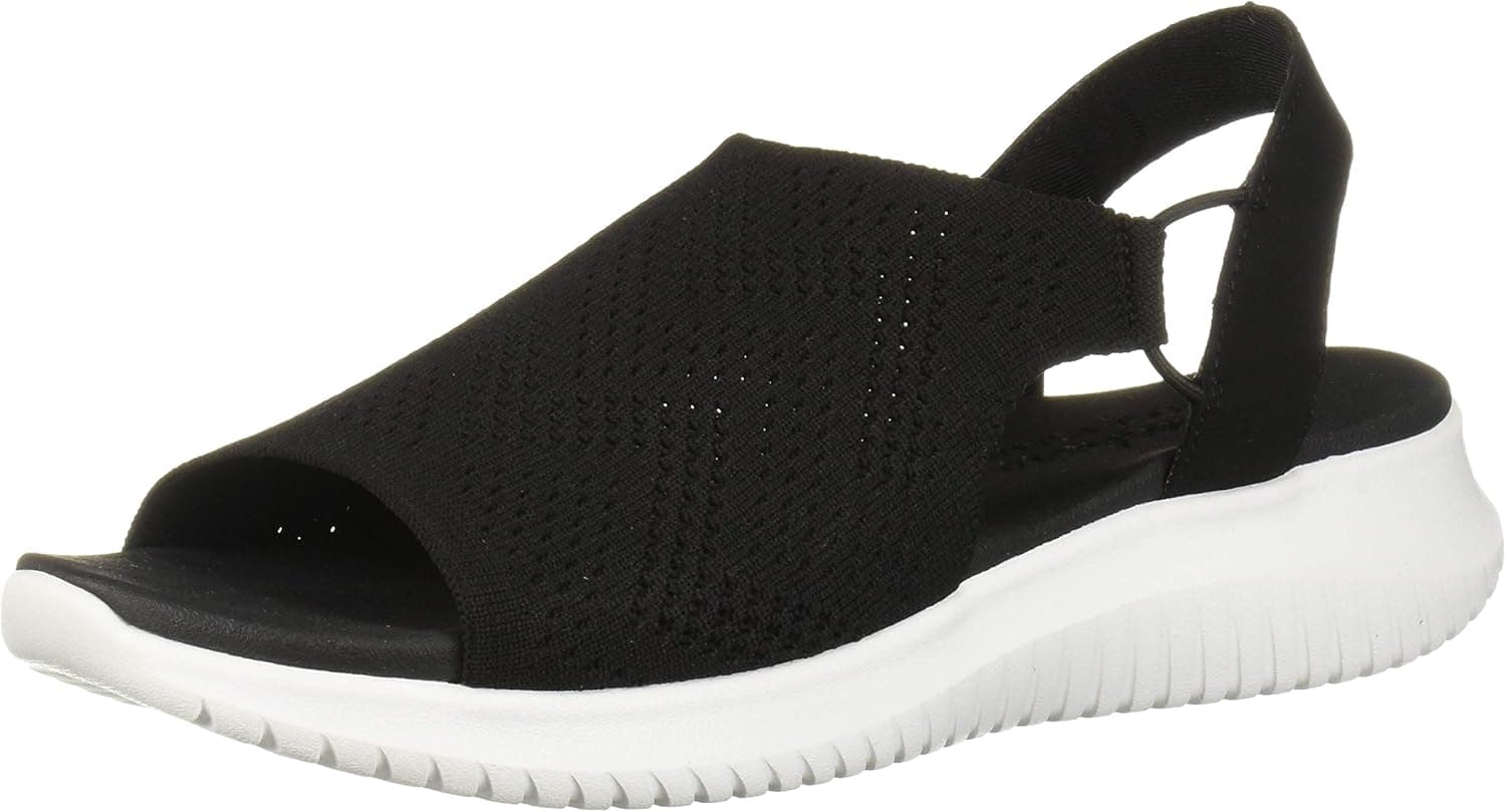 Skechers Women's Ultra Flex-Engineered Knit Sling-Back Sporty Sandal Sport
