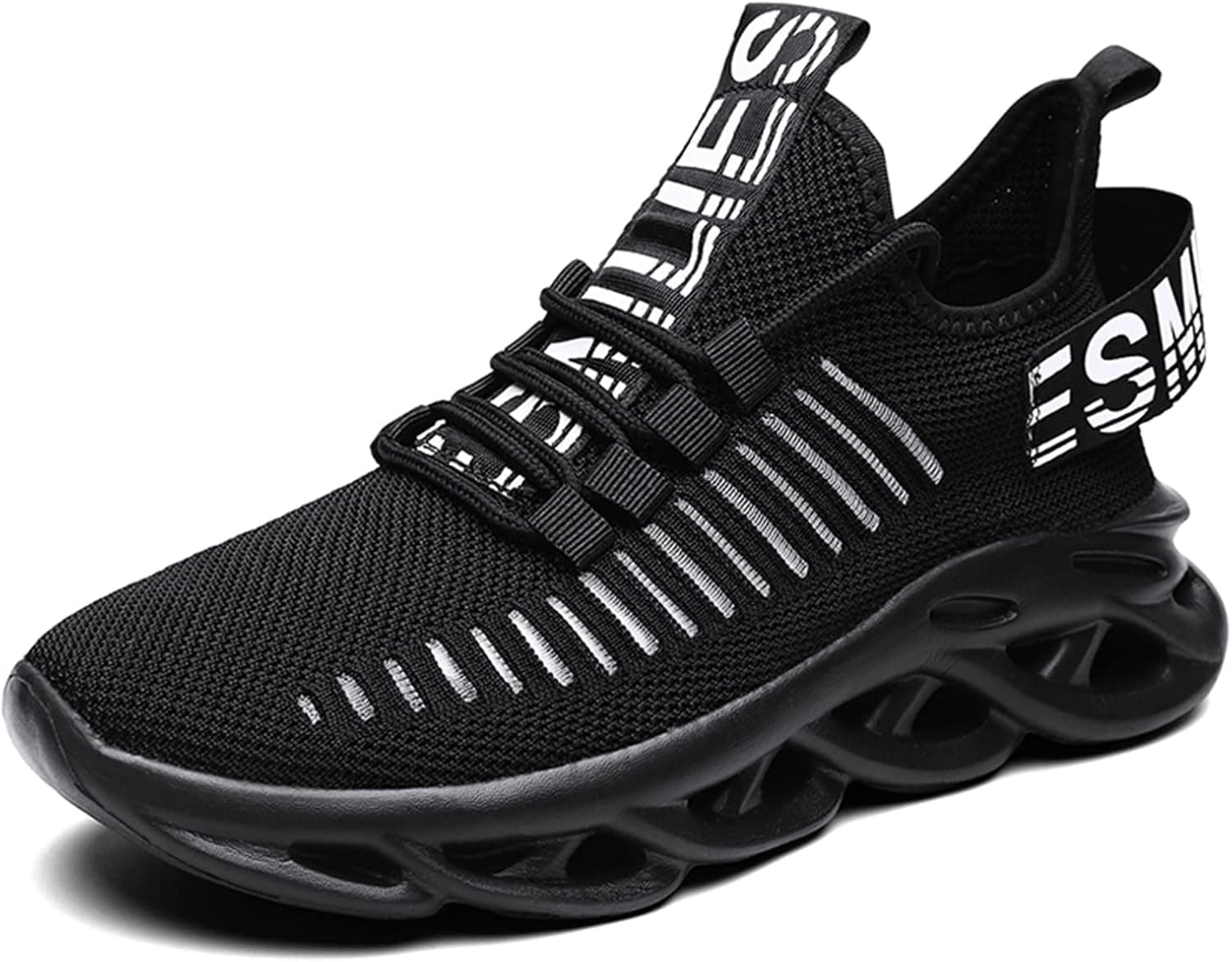 Cot-Oath Men's Fashion Breathable Sport Shoes - Flying Woven Mesh Shoes Daddy Shoes Running Shoes for Men