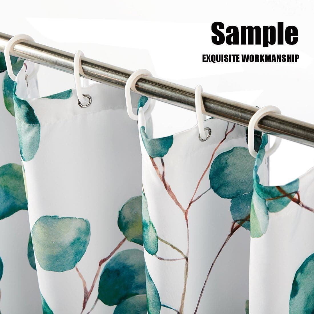 qihua Hippocampus Shower Curtain for Bathroom Shower Curtain Set with Hooks Bathroom Polyester Fabric 72 x 72 INCHES