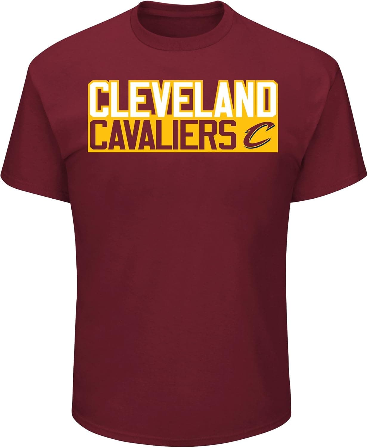 Lebron James Cleveland Cavaliers #23 NBA Men's Vertical Player T-Shirt Garnet