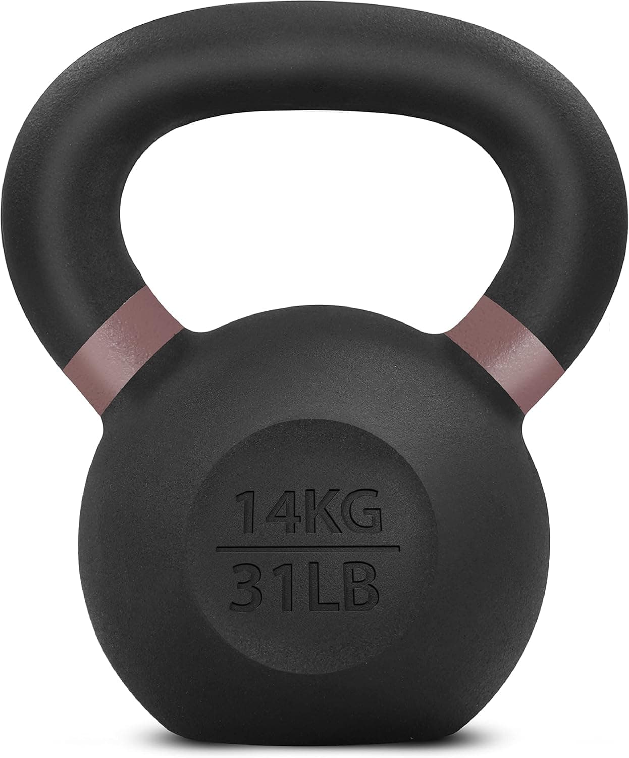Yes4All Skull/Powder Coated Cast Iron Competition Kettlebell With Wide Handles & Flat Bottoms – 4, 6, 8, 10, 12, 14, 16, 20, 24, 32, 40kg