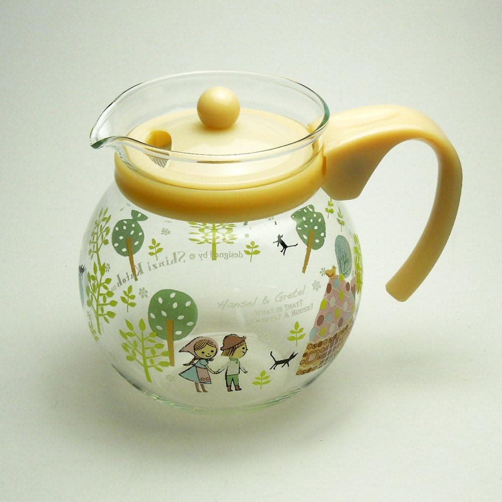 Shinzi Katoh Rg-20659 Hansel and Gretel Jumping Teapot Clear Glass