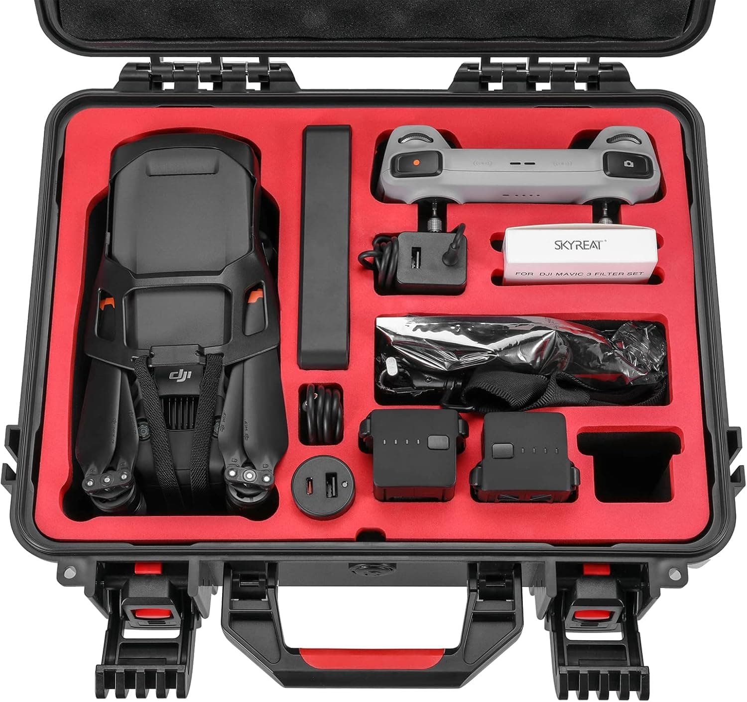 Skyreat Mavic 3 Classic Case For DJI Mavic 3 Classic With RC Controller, Waterpoof Hard Carrying Bag for DJI Mavic 3 Classic Drone Accessories