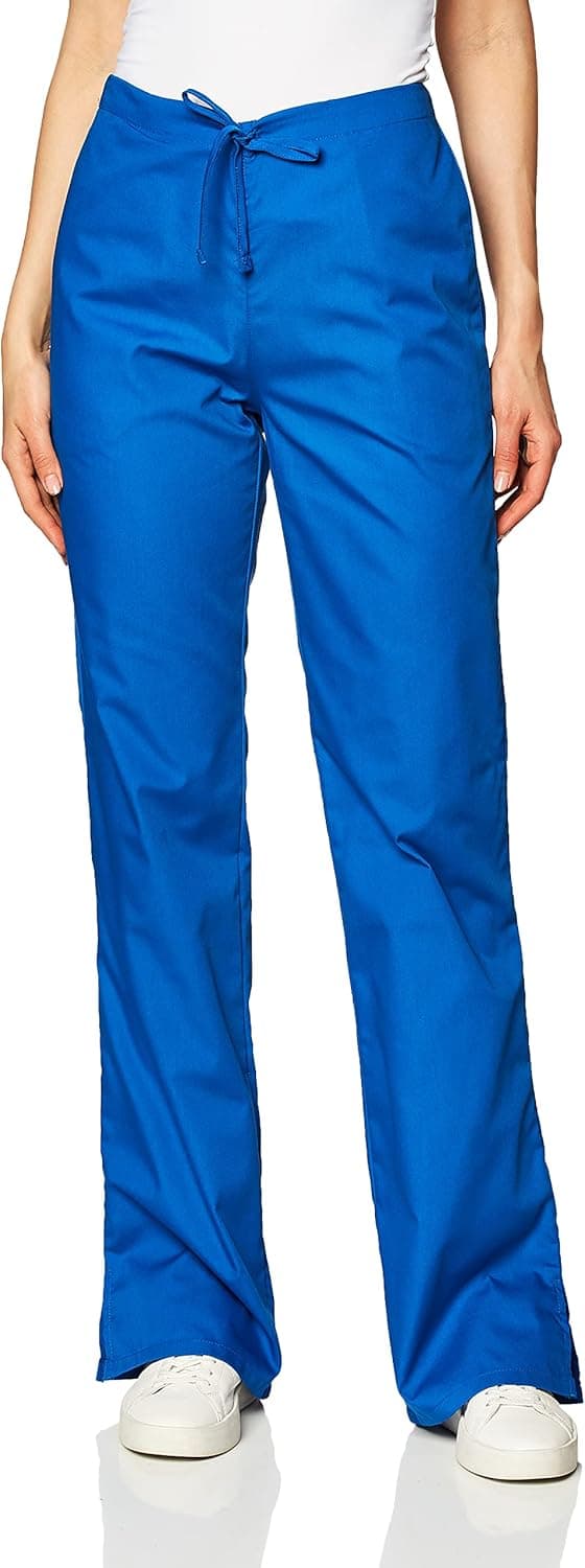 Scrub Pants for Women Workwear Originals Drawstring Waist with Flare Leg 4101