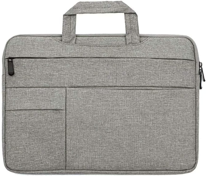 Laptop Sleeve Case Bag 15.6 Inch Work Business Briefcase Water Resistant Slim Laptop Bag for Men Women Laptop Bag Case Handler Carrying Protective Laptop Cases for Computer Ultrabook MacBook, Gray