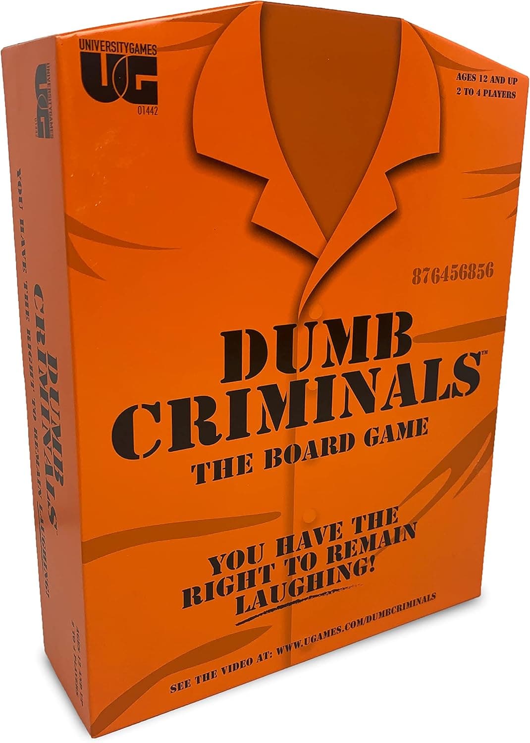 University Games | Dumb Criminals Board Game, The Hilarious Party Game of True or False for 2 to 4 Players Ages 12 and UpPerfect for Family or Adult Party Game Night