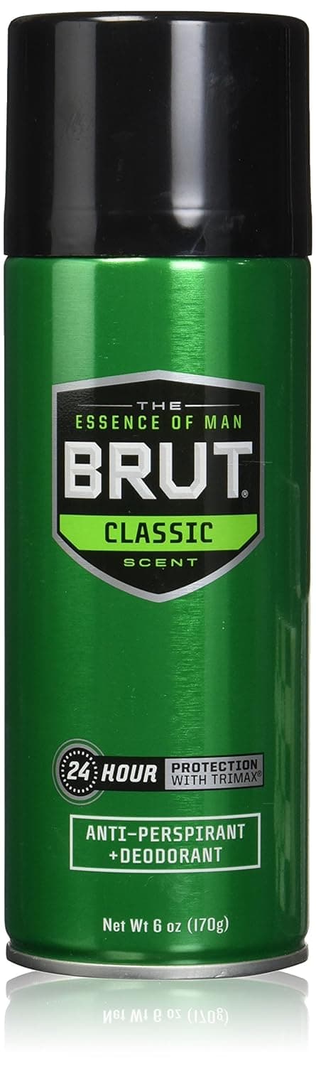 Brut Antiperspirant Deodorant Spray by for Unisex Deodorant, 6 Fl Oz