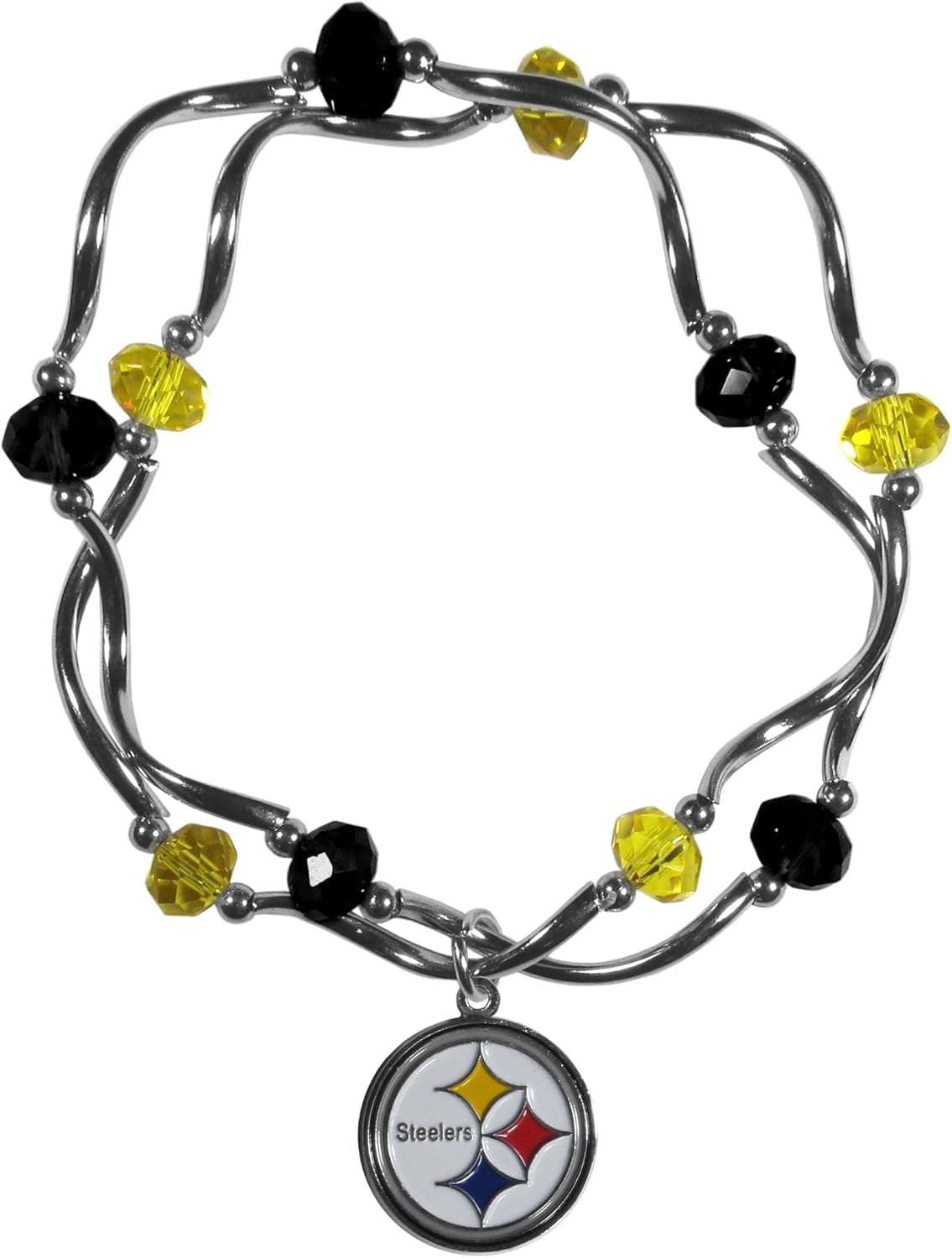 Siskiyou Sports NFL womens Crystal Bead Bracelet
