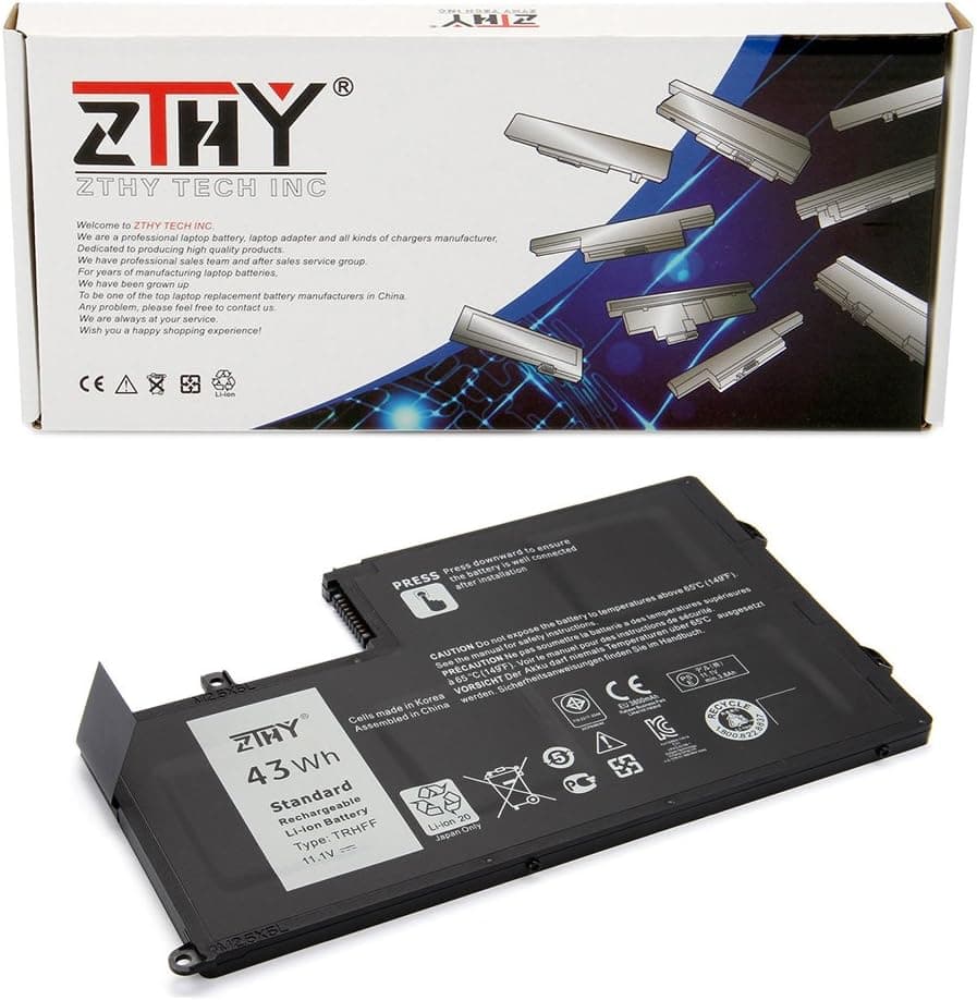 ZTHY TRHFF Battery For Dell Inspiron 14-5447 15-5547 Maple 3C Series Laptop 1V2F6 prr13g01 01V2F6 Dl011307 0PD19 11.1V 43WH