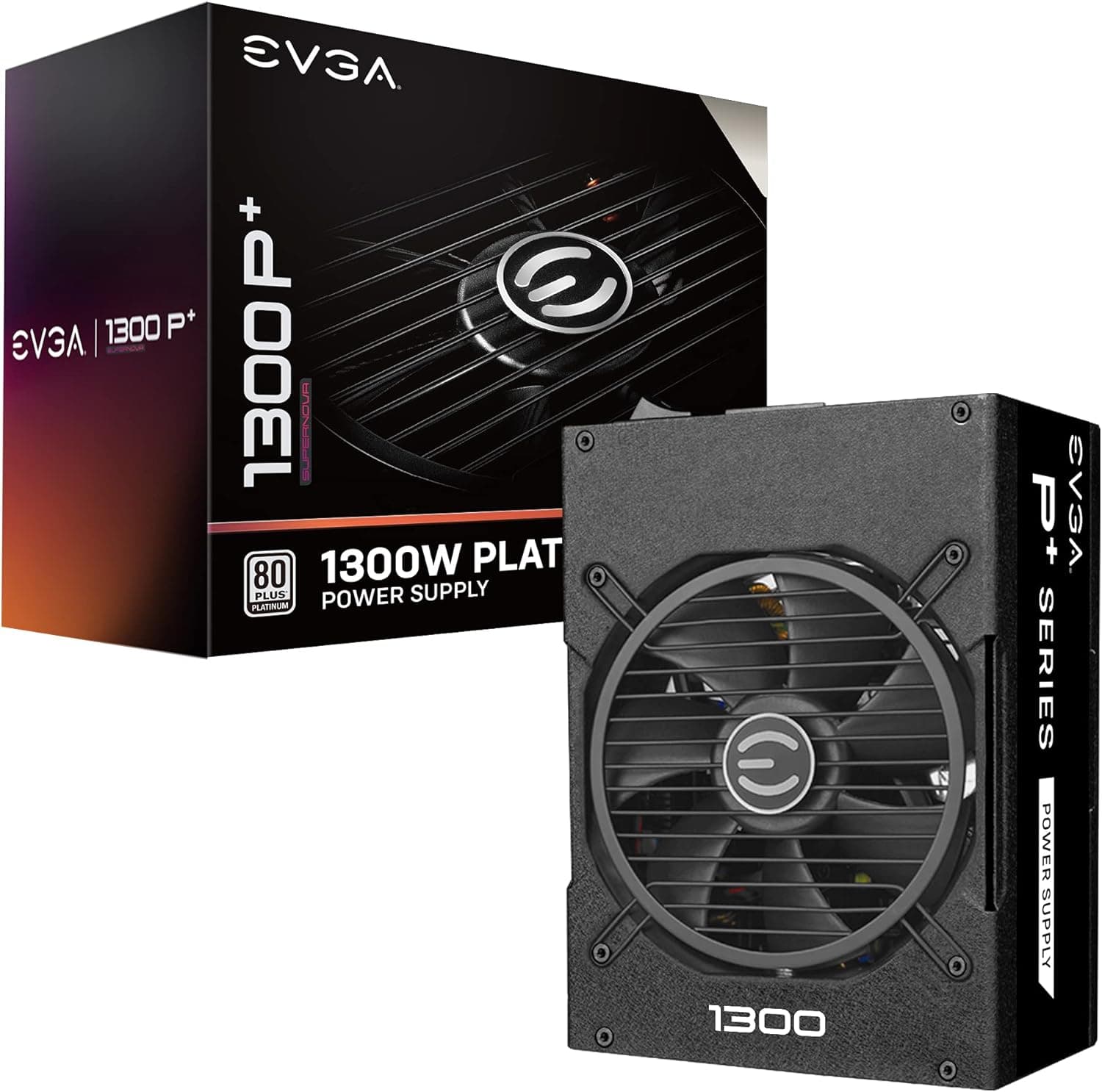EVGA Supernova 1300 P+, 80+ Platinum 1300W, Fully Modular, 10 Year Warranty, Includes Free Power On Self Tester, Power Supply 220-PP-1300-X1