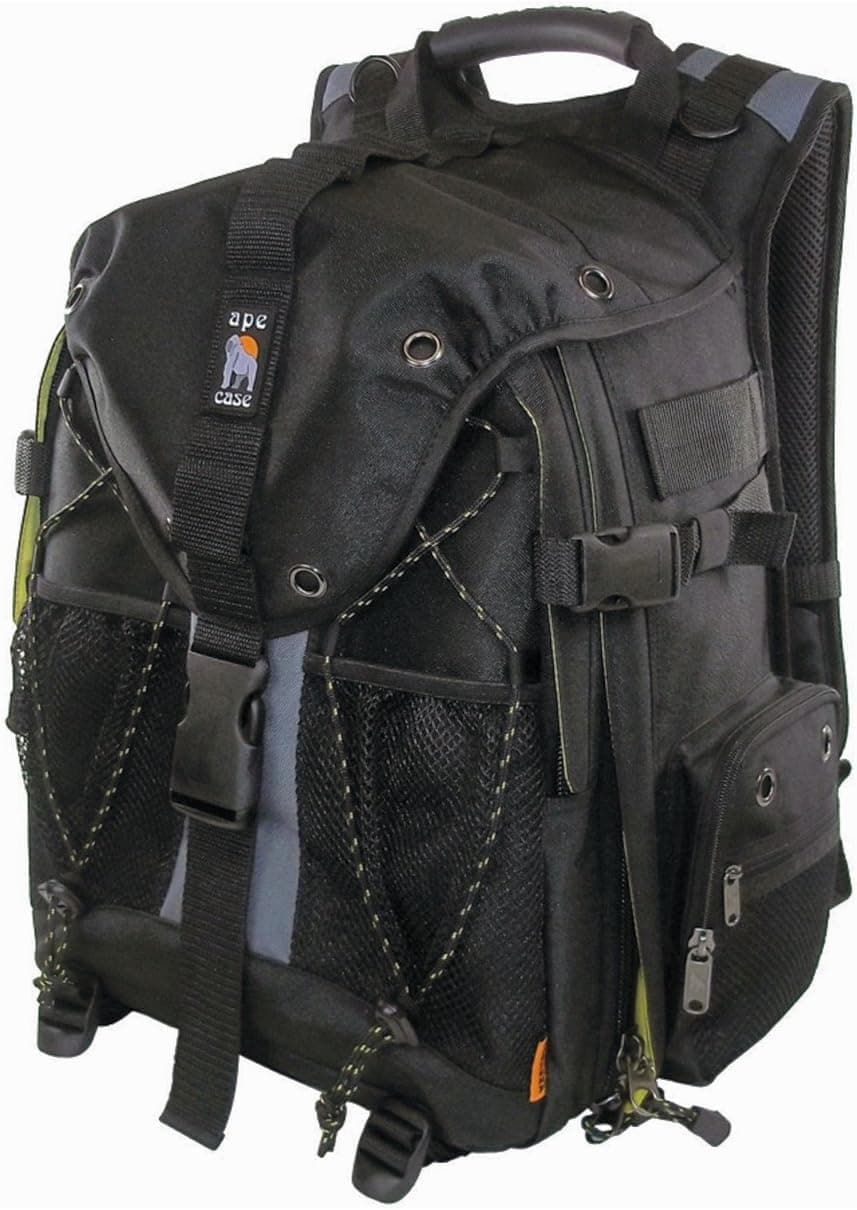 Ape Case, ACPRO1900, Backpack, Standard size, Laptop compartment, Padded, Rain cover included, Adjustable straps, Camera Backpack, Equipment bag, Black (ACPRO1900)