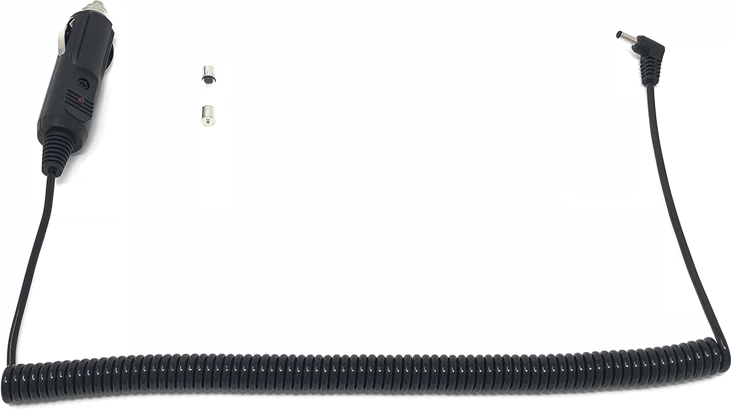 DCPOWER CAR Coiled Power Cord Compatible Replacement for Cobra ESD-9000, ESD-9100, ESD-9110, ESD-9150, ESD-9160 Radar Detector