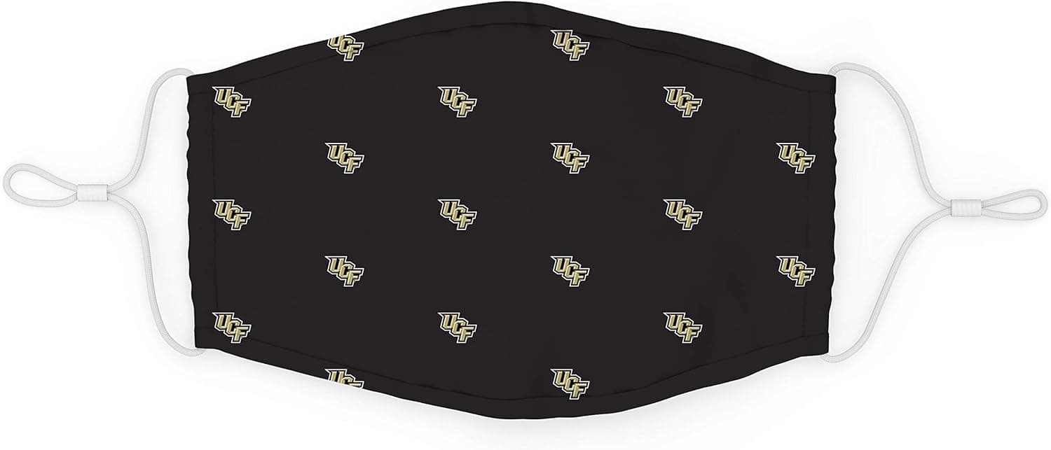 Top of the World NCAA Central Florida Golden Knights Unisex All Over Print Team Icon Face Mask, Central Florida Golden Knights Black, One Size (MTW_300)