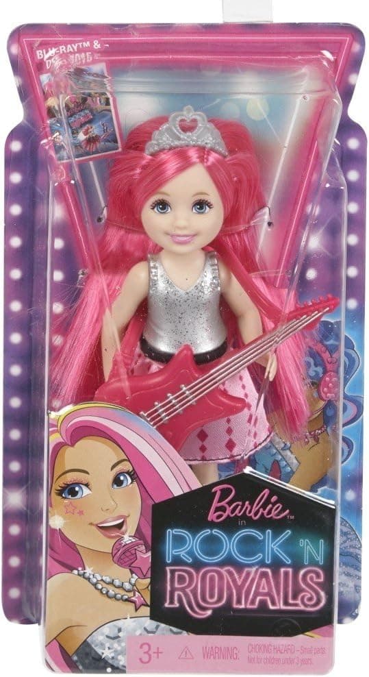 Barbie in Rock ‘N Royals Pink Princess Chelsea Doll