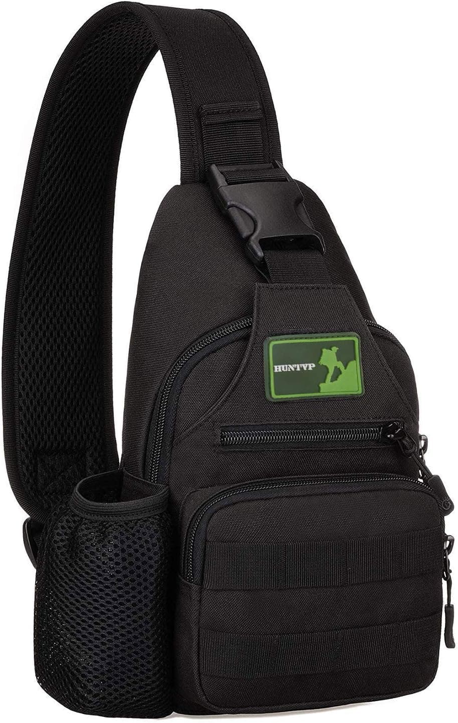 HUNTVP Small Tactical Sling Chest Pack Bag Molle Daypack Backpack Military Bag Crossbody
