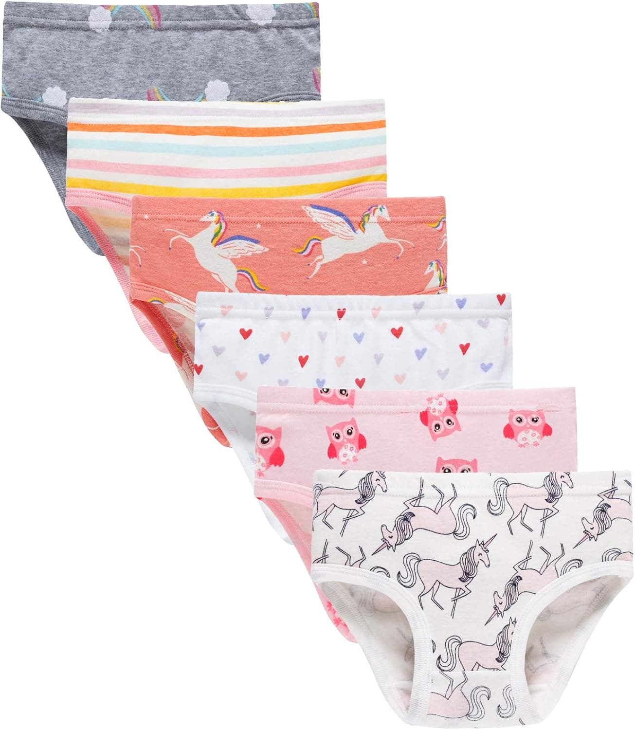Boboking Baby Soft Cotton Underwear Little Girls'Briefs Toddler Undies