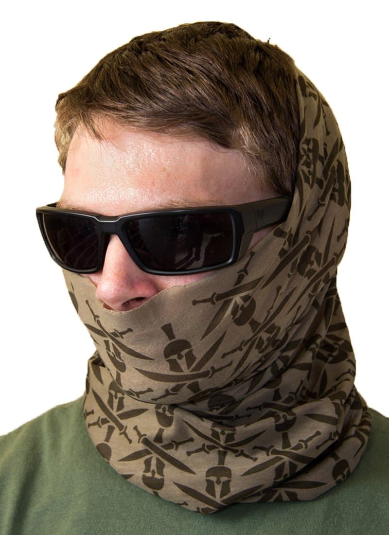 Milspec Monkey MSM Spartan Warrior Mask Multi Wrap Head Gear - DUSTY BROWN