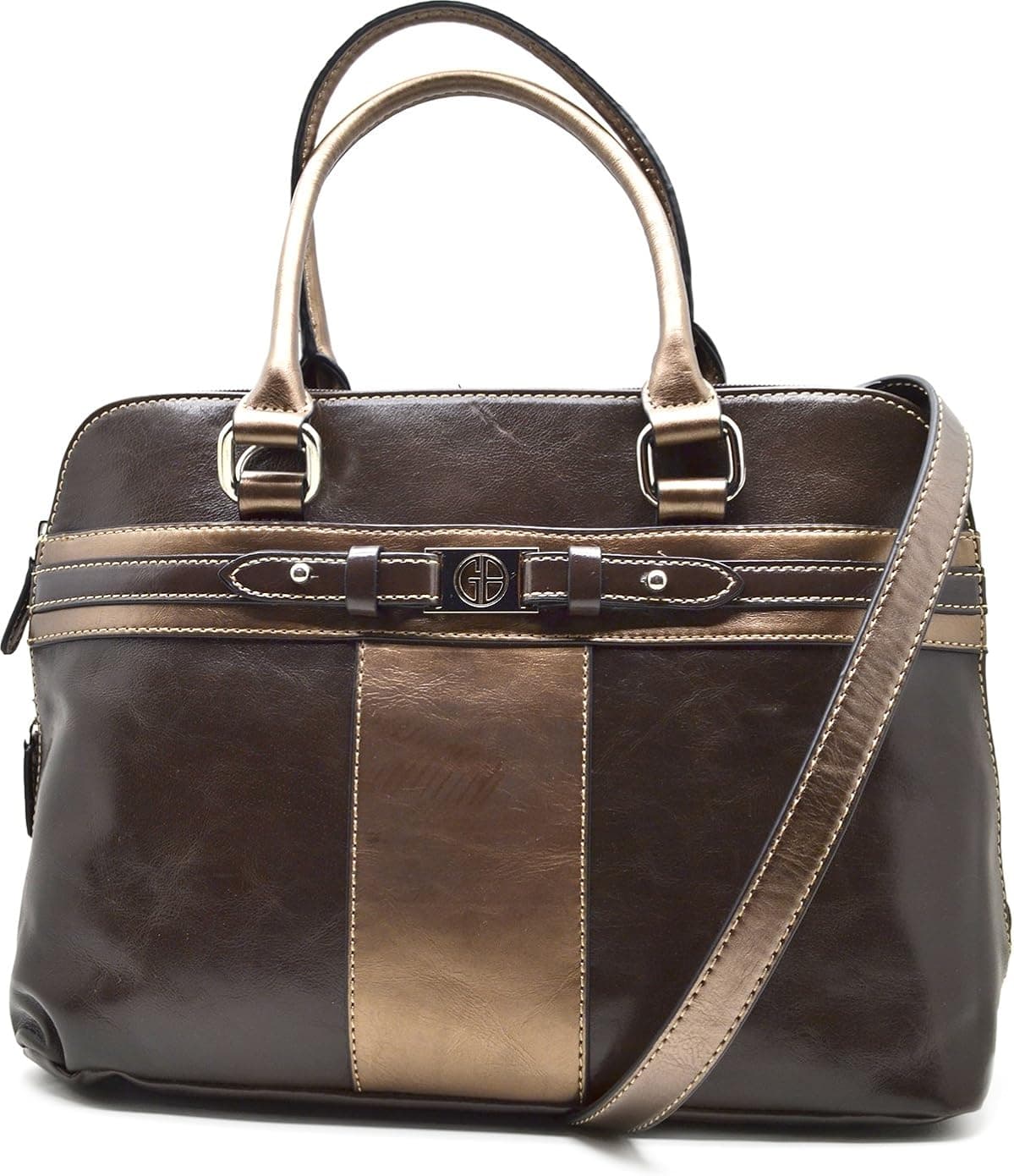 Giani Bernini Florentine Glazed Leather Dome Satchel