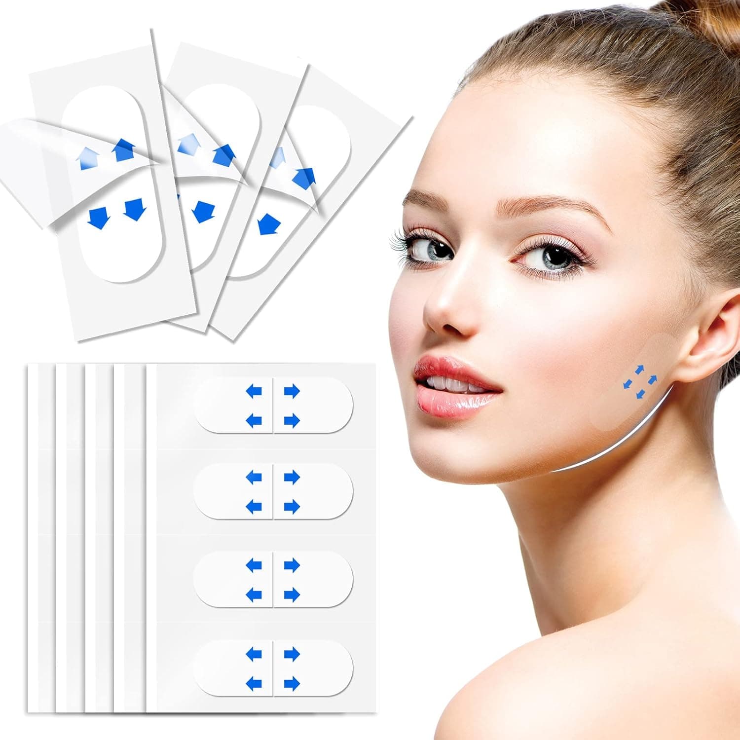 Vifycim Face Lift Tape, Instant Face Lifting Tape Ultra thin Invisible Waterproof and High