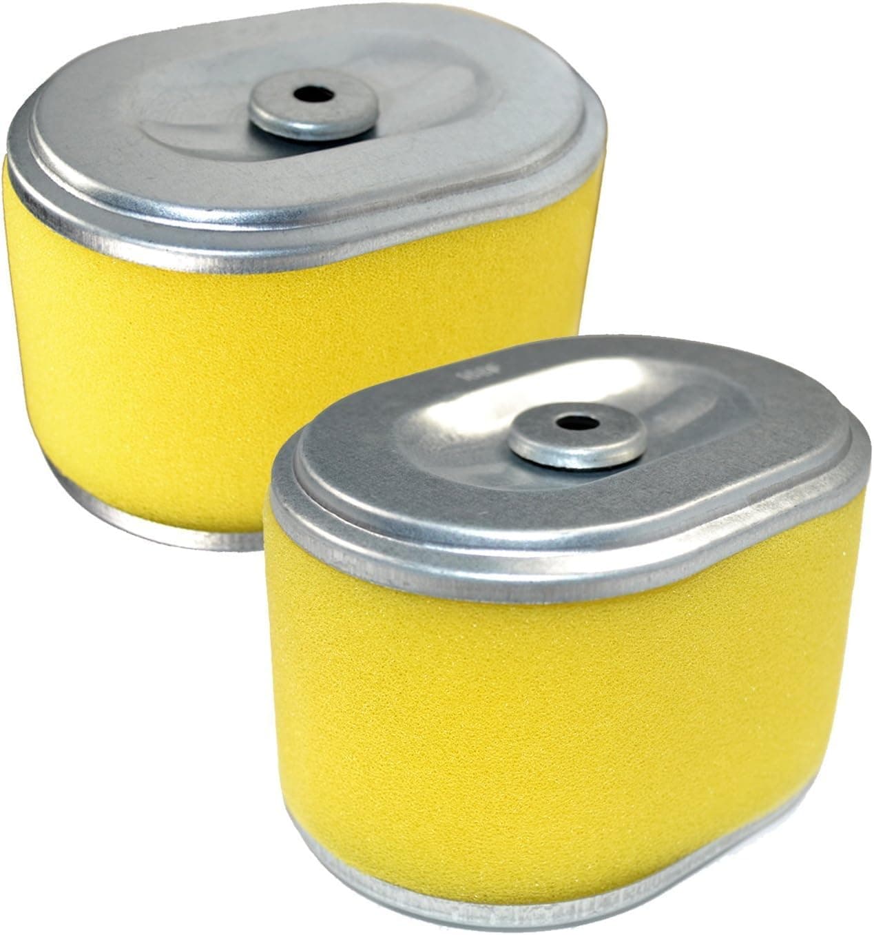 HQRP 2-pack Filter Element compatible with Troy-Bilt 21A-665B766 (2012) Pro Line FRT Tiller, 17210-ZE1-517 Replacement
