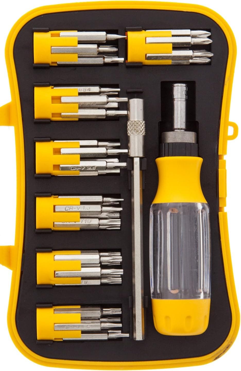 SE - Screwdriver Set - Ratchet Handle, CRV, 44 Pc - 75344SD-1