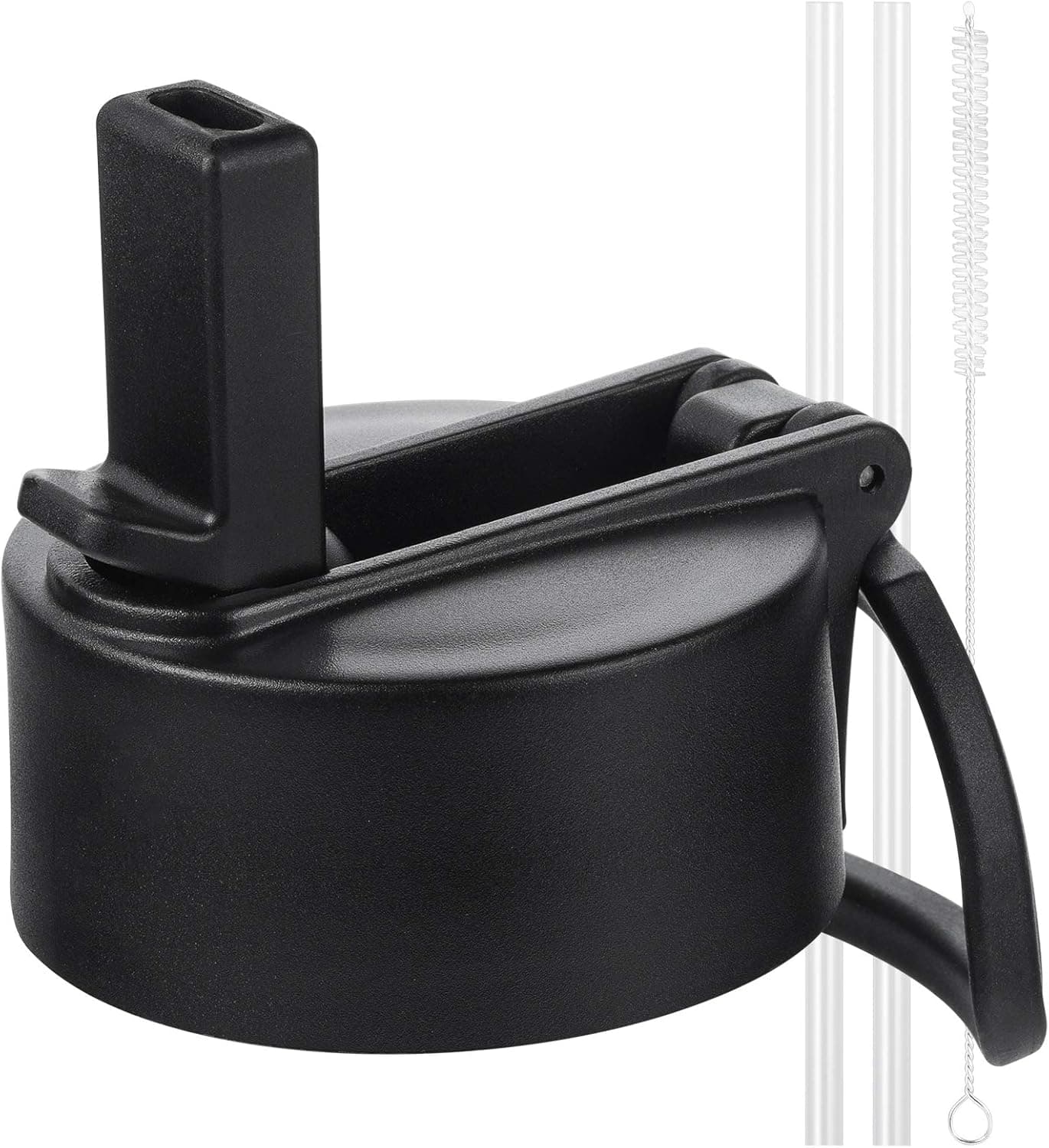 Straw Lid for Hydro Flask Wide Mouth, Straw Lid with Straws for Hydroflask Wide-Mouth 18 32 40 oz, Hydro Top Flask Straw Cap Water Bottle Replacement Lid