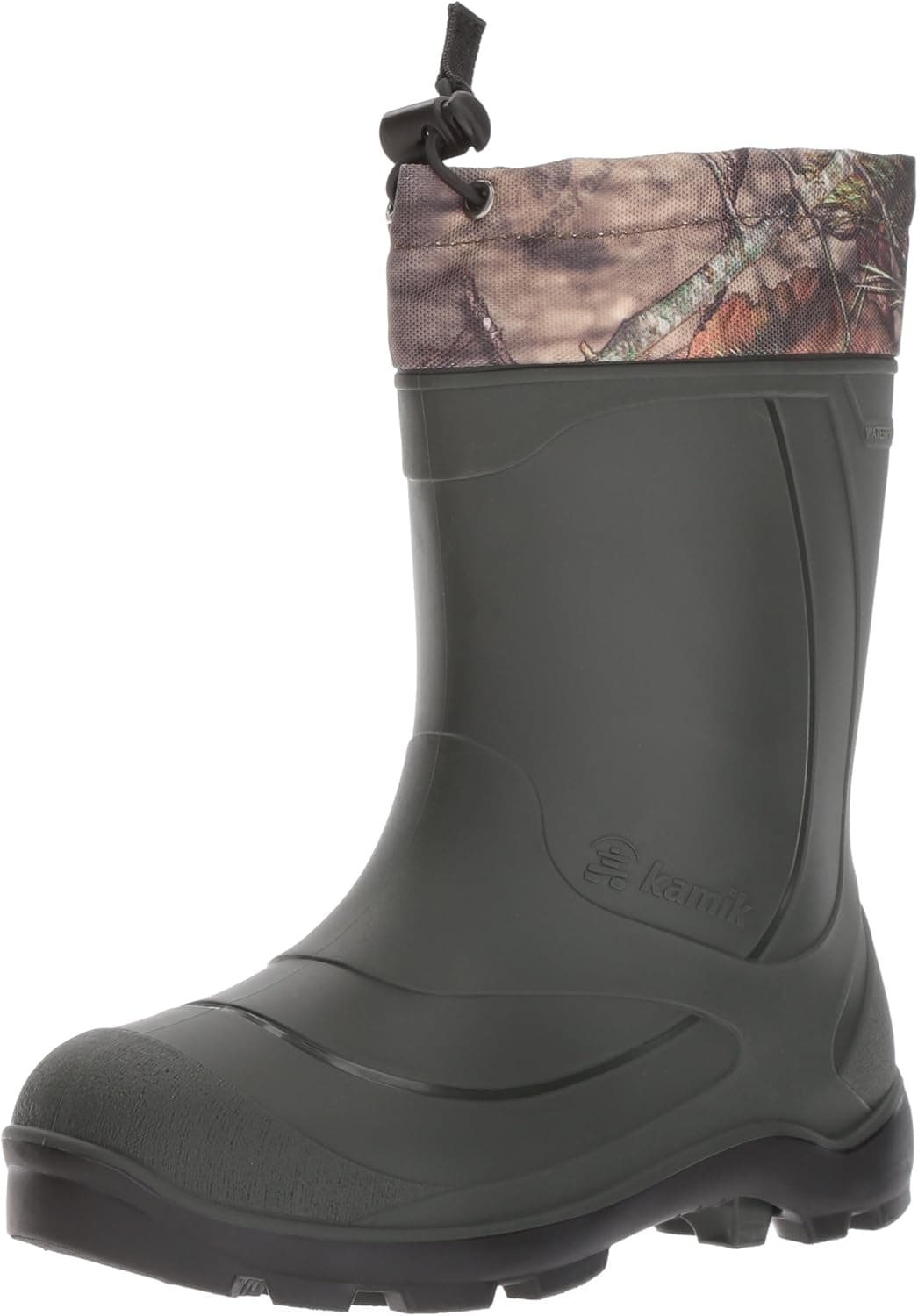 Kamik Snobuster2 Snow Boot, Charcoal/Lime, 1 M US Little Kid