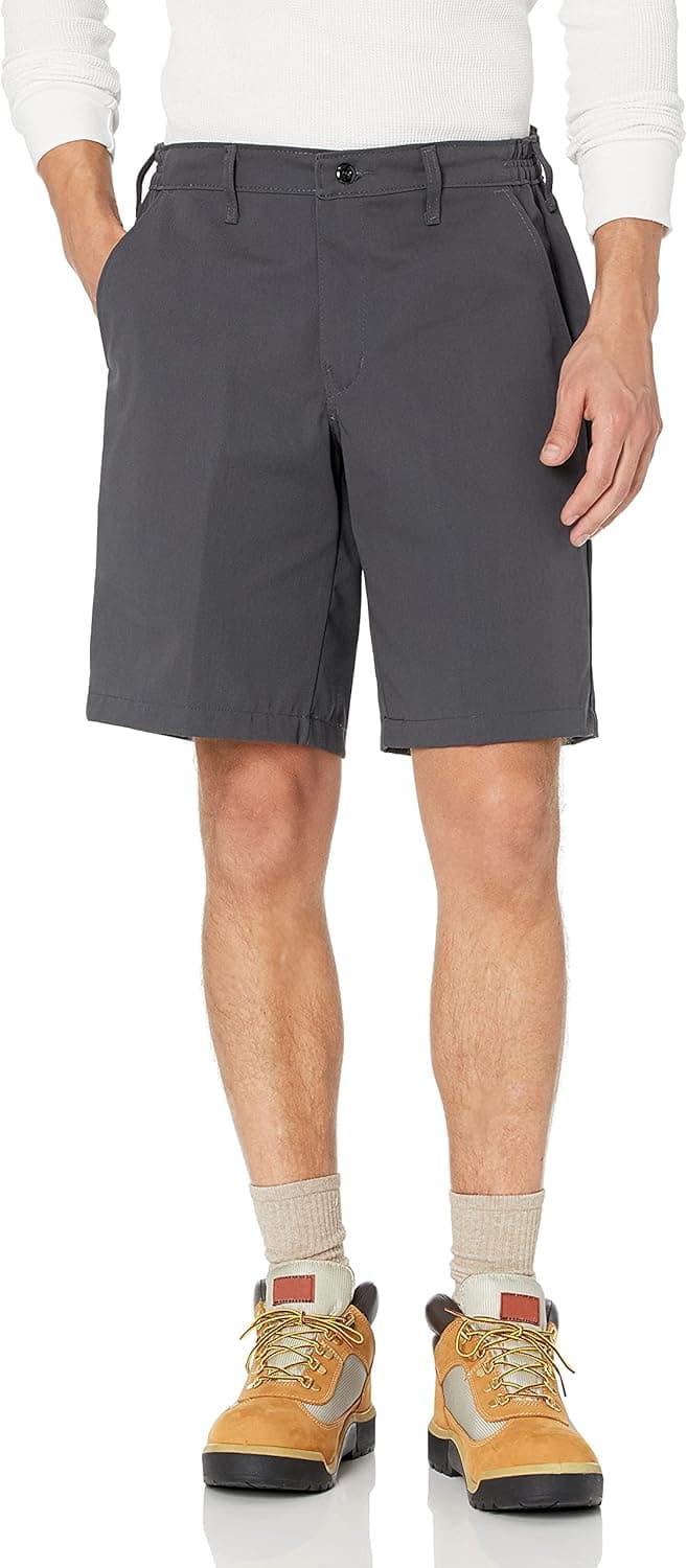 Red Kap Men's Plain Front Side Elastic Short