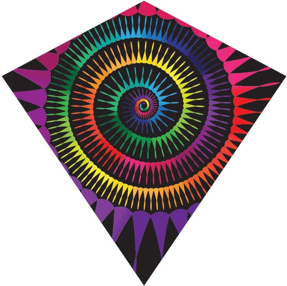 X Kites ColorMax Nylon Big Swirl Kite-25 Inches Wide