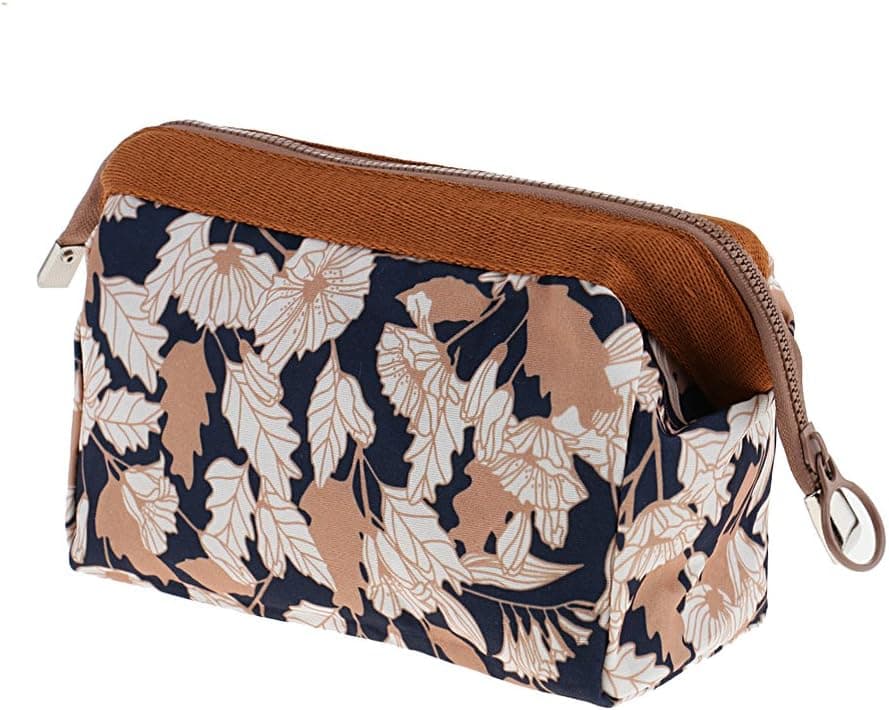 SunniMix Waterproof Travel Organizer Cosmetic Makeup Tools Bag Toiletry Pouch Case - Brown