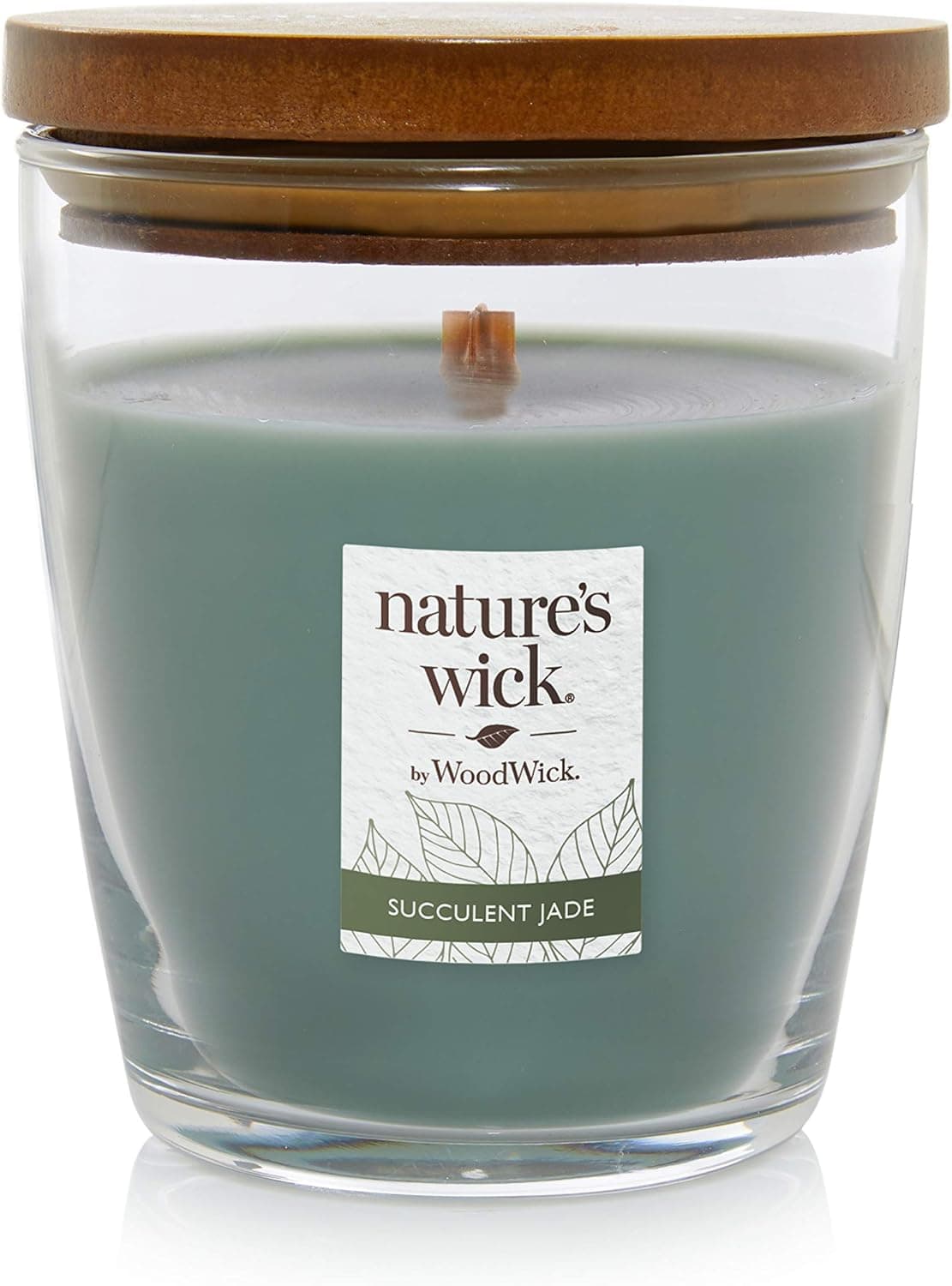 Nature's Wick Succulent Jade Scented Candle, 10 ounces