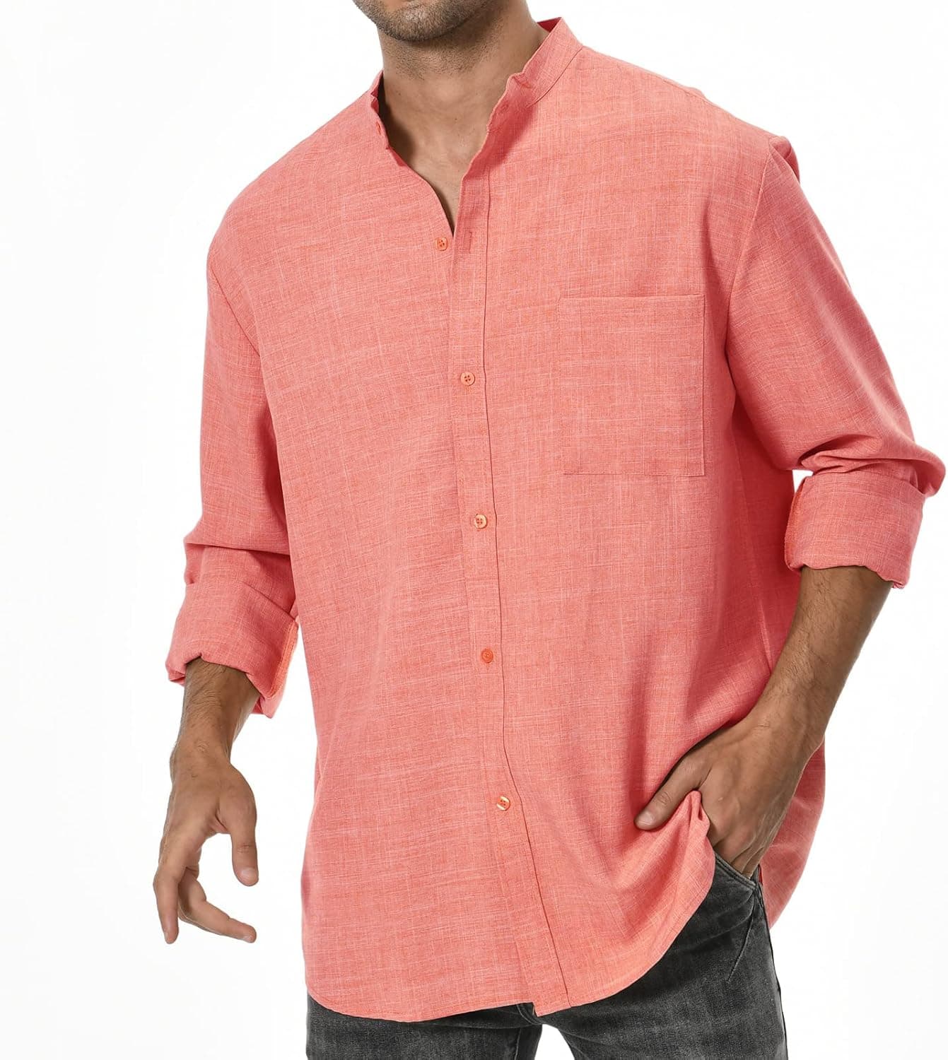 BOOMCOOL Mens Shirts Long Sleeve Shirts for Men Button Down Long Sleeve Shirts