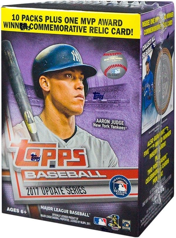 2017 Topps Update Baseball 10ct Blaster Box