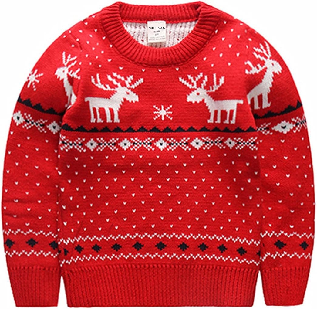 MULLSAN® Children's Fireplace Lovely Sweater for Christmas Best Gift