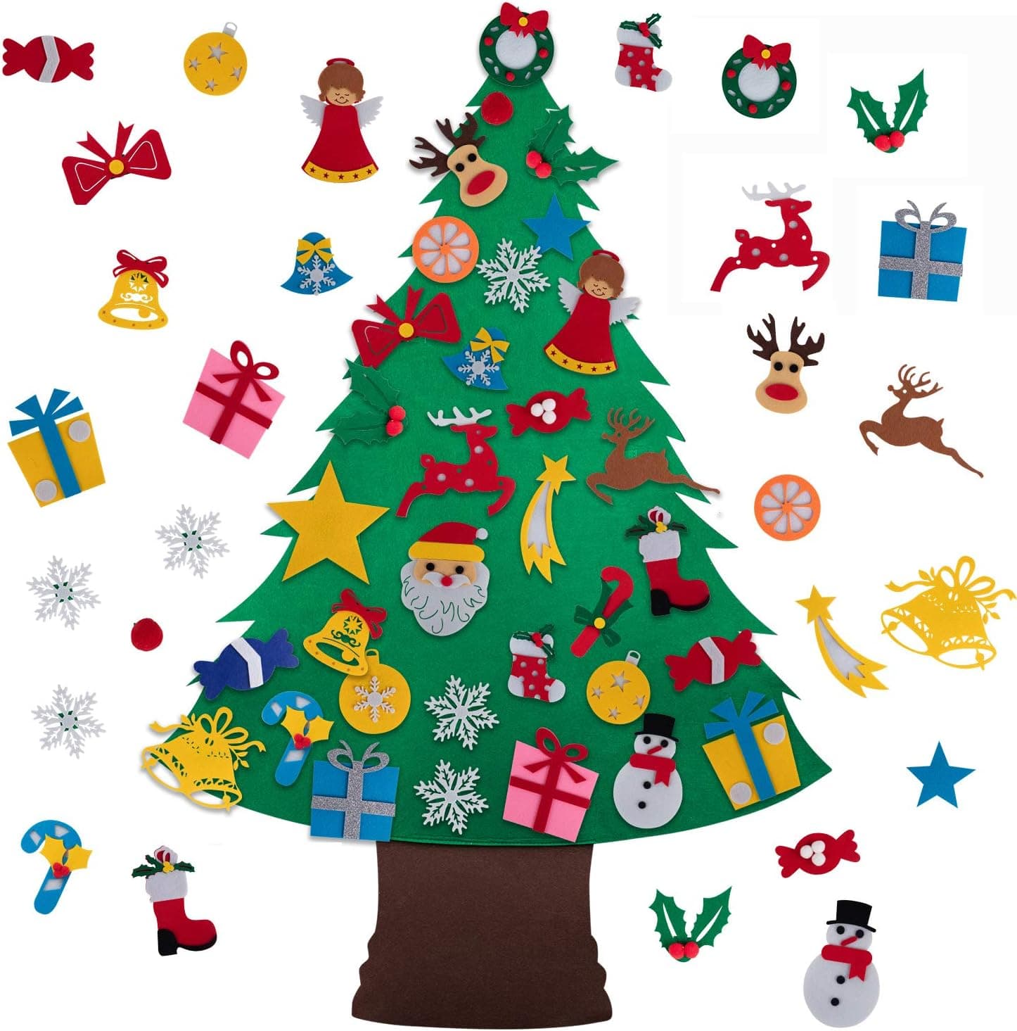 Minetom Christmas Decor (Green-Felt Christmas Tree)